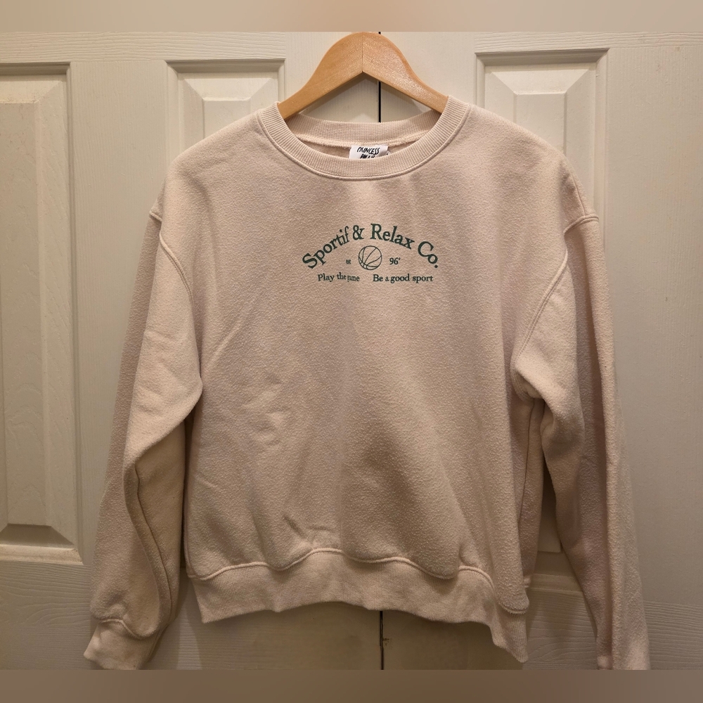 Princess Polly MVP Oversized Crewneck Sweatshirt- Size US 2- EUC 💛 - Picture 3 of 6